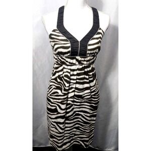 Banana Republic Womens Petite Sundress Linen Size OP Beach Cruise Whimsical
